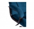 Кресло Bergamo хром флок синий
