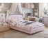 Кровать 1200 Лео нежно-розовый