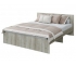 Кровать Мона 1600 дуб серый