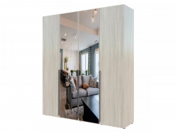 Шкаф Гранд ГШК/2-23-20-2222 (двери тип 2) два зеркала