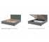 Кровать Нельсон Абстракция 1600
