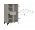 Комод 2 Рич со стеклом